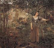 Jules Bastien-Lepage Jeanne d Arc ecoutant les voix oil painting